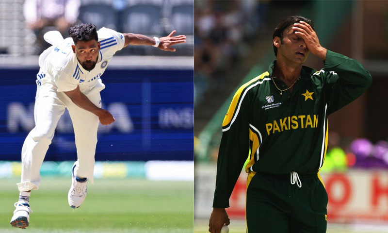 Did Siraj break Shoaib Akhtar’s record for world’s fastest bowler?