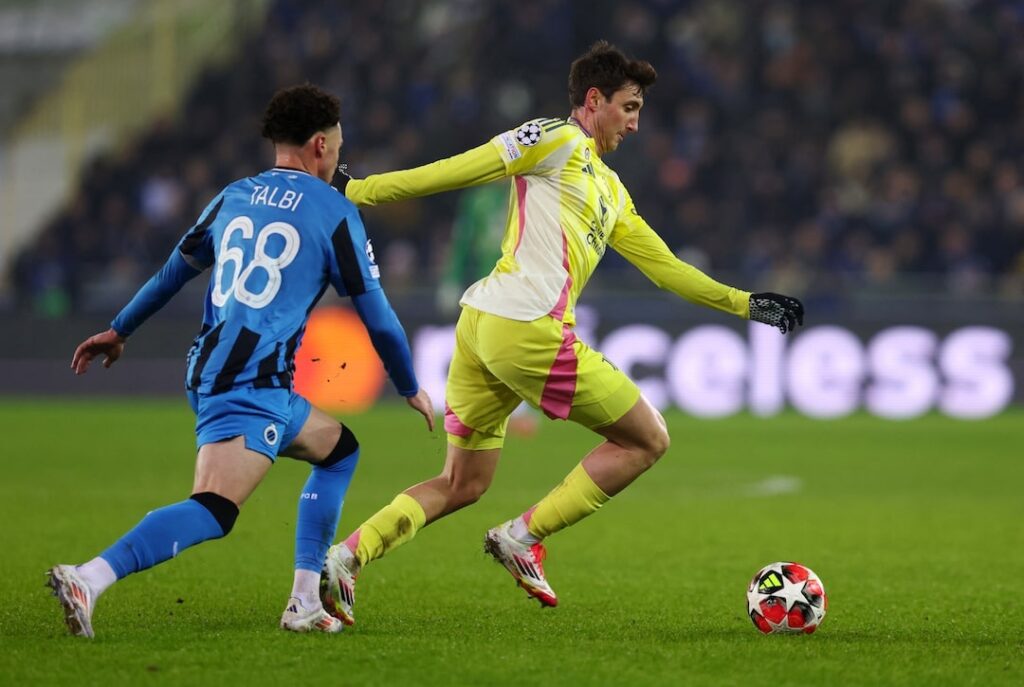 Juventus had to settle for a 0-0 draw at Belgian champions Club Brugge in a lacklustre Champions League clash on Tuesday.