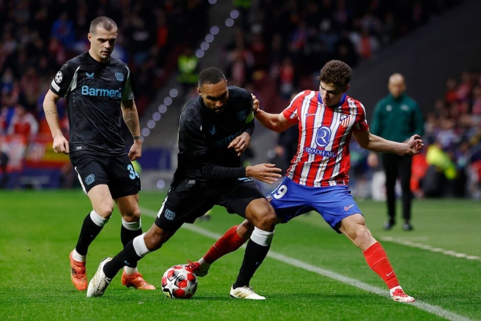 Atletico Madrid fought back to rescue a 2-1 win over Bayer Leverkusen in the Champions League on Tuesday.