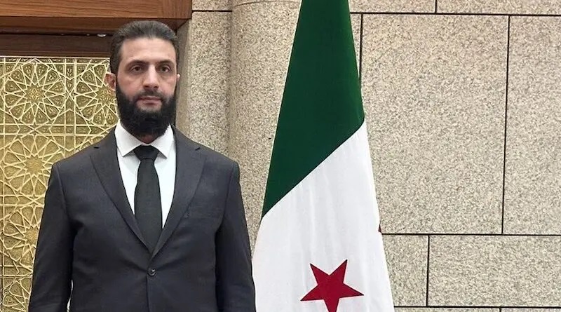 Syria's de facto leader al-Julani was named president for a transitional period, the Syrian state news agency reported.