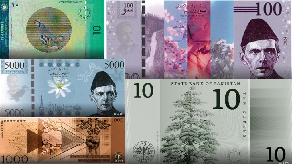 new Pakistani currency notes