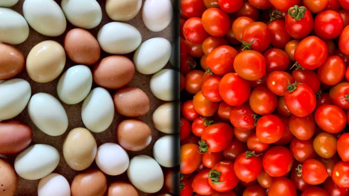 Tomatoes and Eggs prices in Pakistan