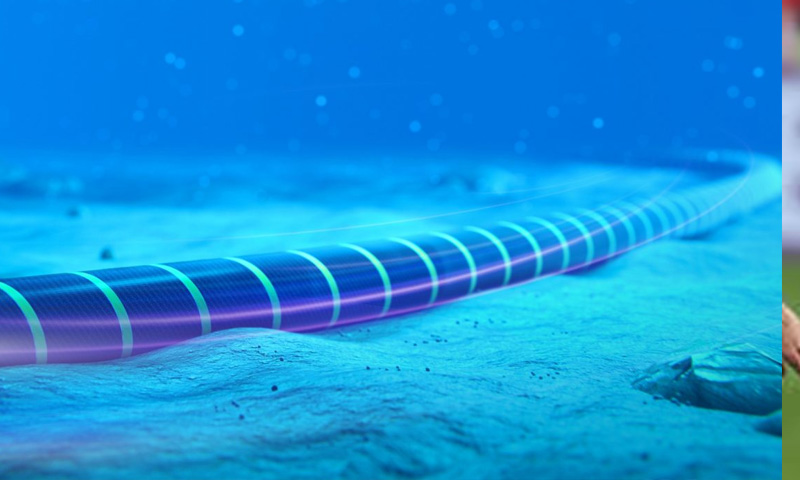 Undersea cable damaged