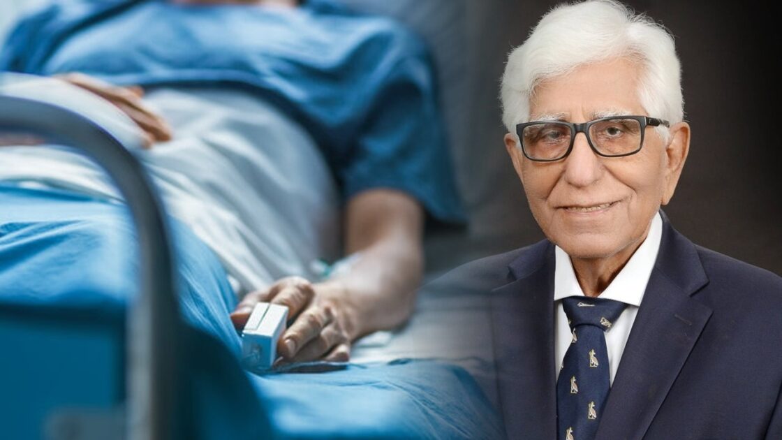 KARACHI: Dr Adeeb Rizvi, the founder of the Sindh Institute of Urology and Transplantation (SIUT), was hospitalised late on Saturday.