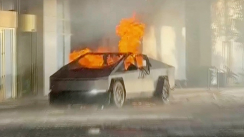 Officials positively identified the person found dead inside the Tesla Cybertruck that exploded outside Trump Hotel as a US Army soldier.