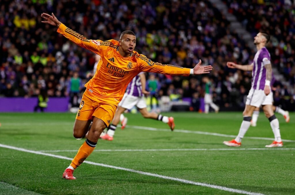 Real Madrid Manager Carlo Ancelotti was overjoyed with Kylian Mbappe's first hat-trick for the club as they beat Real Valladolid 3-0.