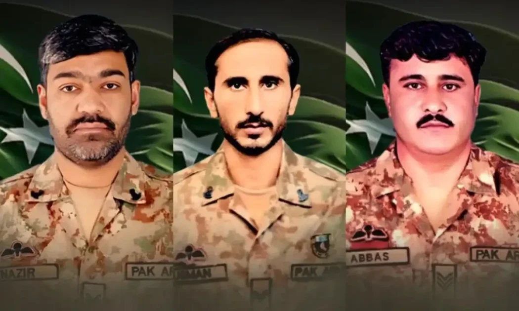 ISPR says three martyred in KP