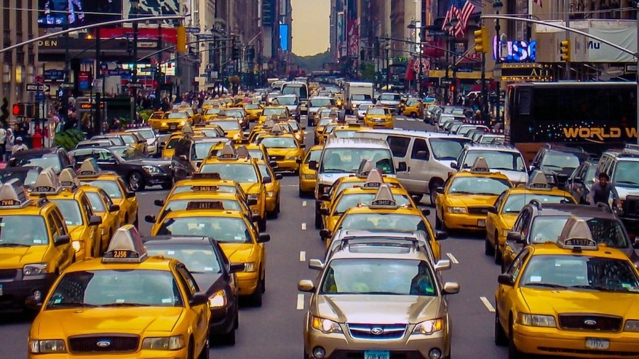 Traffic congestion in New York