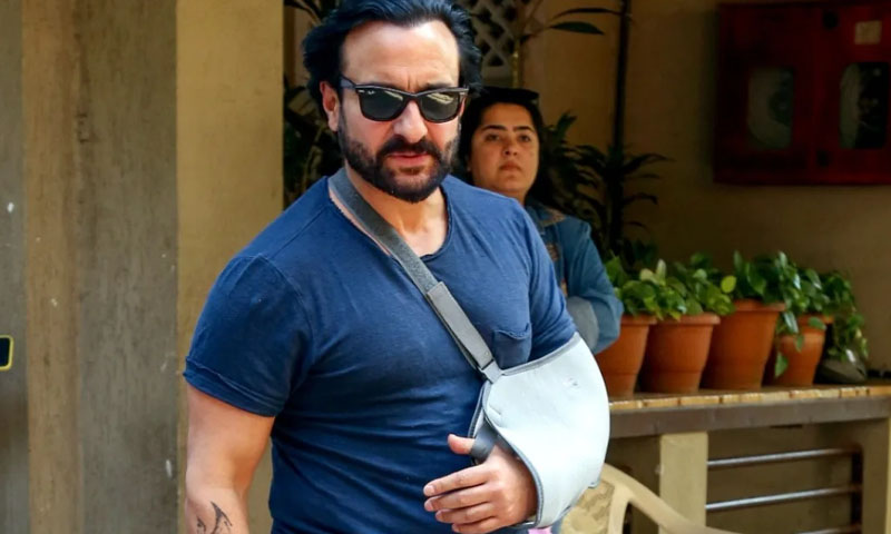 saif ali khan back home