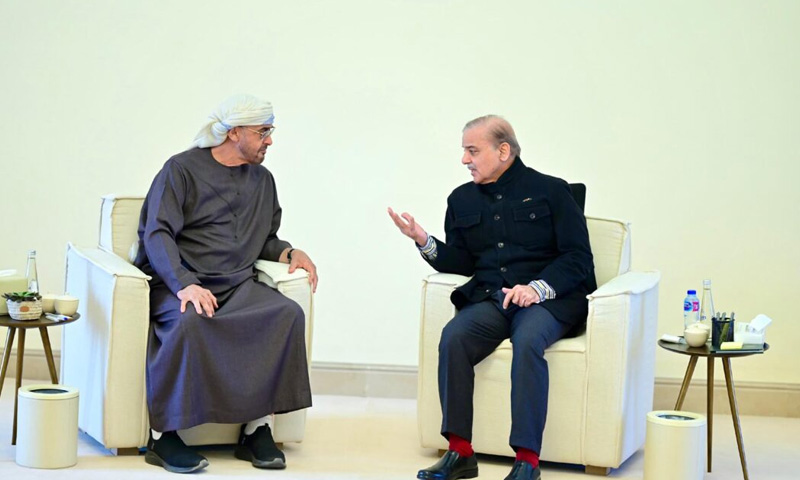 PM, UAE president discuss ways to enhance ties