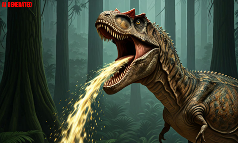 Cretaceous vomiting