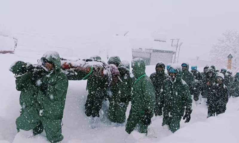 avalanche in Indian