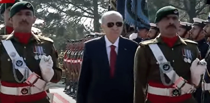 Turkish president guard of honour