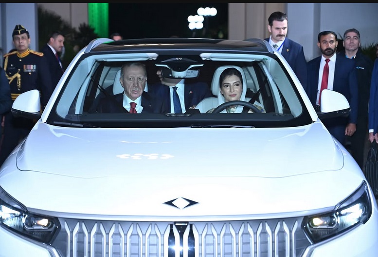 Turkish President Recep Tayyip Erdogan gifted an electric vehicle to Aseefa Bhutto Zardari during his recent, 2-day trip to the country.