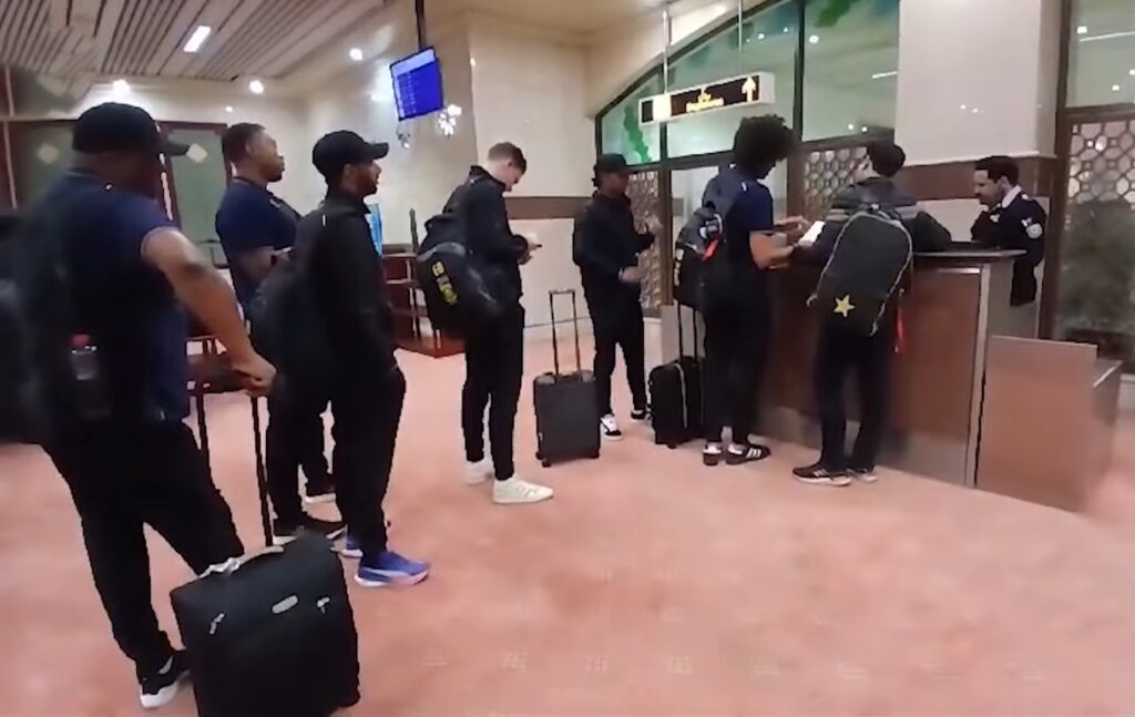 The South African cricket team officially arrived in Lahore, gearing up for the much-awaited Tri-Nation Series, which kicks off on Friday.