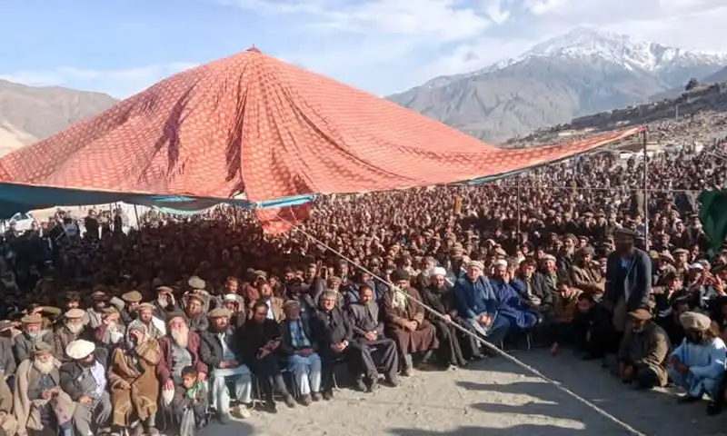 chilas protest for Diamer-Bhasha Dam compensation