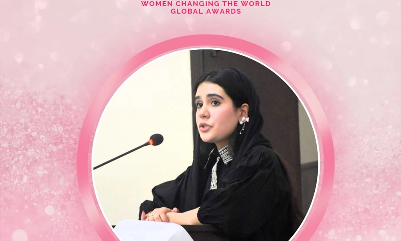 Pakistani woman named as a finalist for global awards