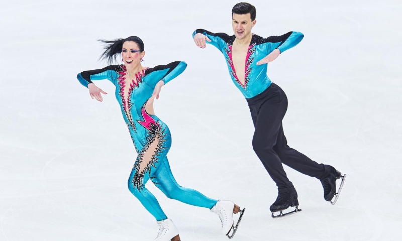 ice dancers