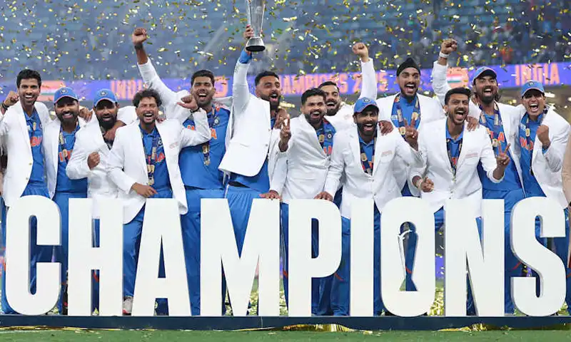 India reward for champions trophy win