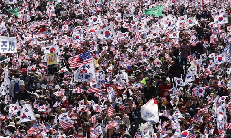 Rallies across South Korea