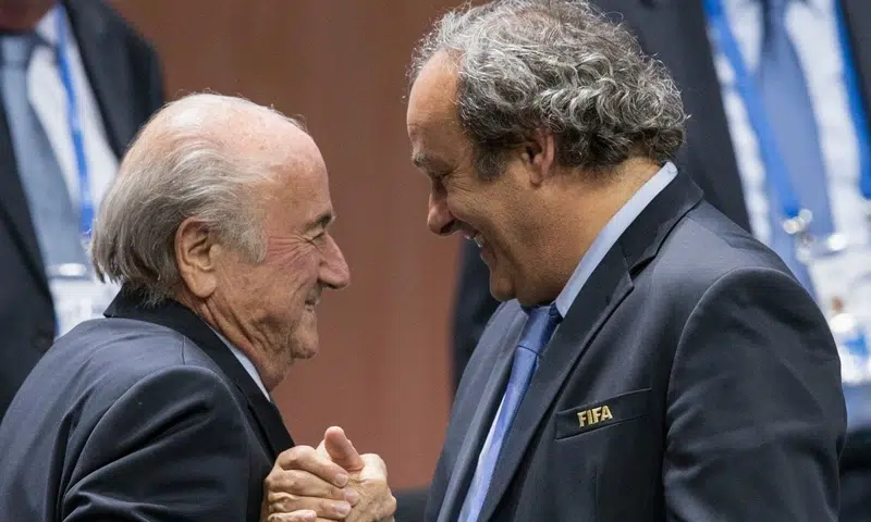 Blatter and Platini