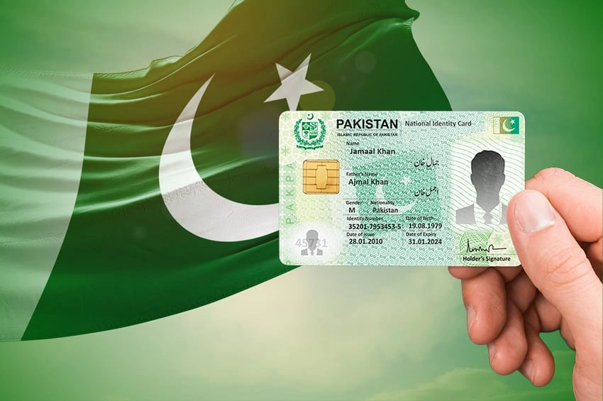 dematerialised Nadra ID card