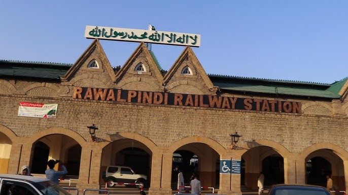 Information desk at Rawalpindi Railway station on Jaffar Express