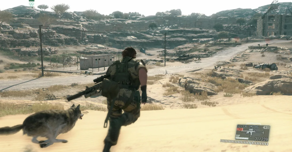 Metal Gear Solid V: The Phantom Pain gameplay.