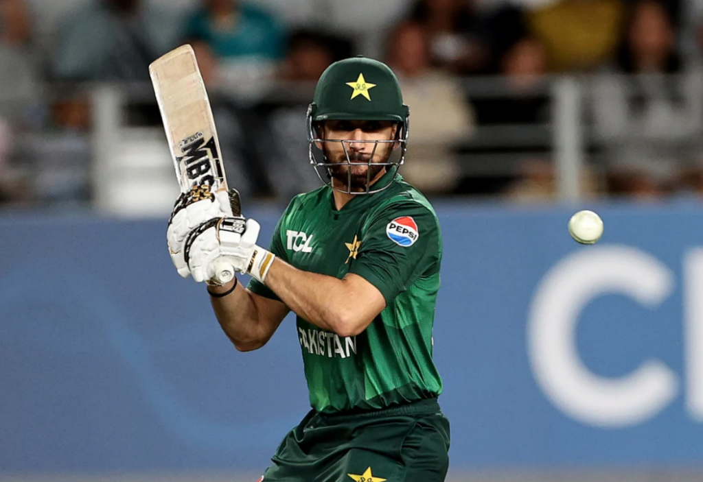Salman Agha had a great half century to accompany Hasan Nawaz's ton.