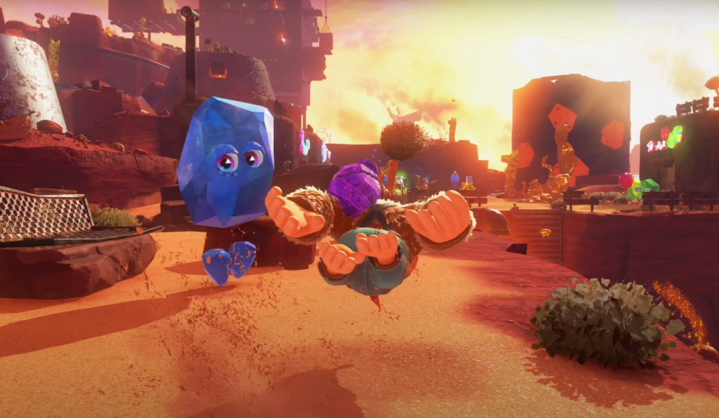 Gameplay of Donkey Kong Bananza. Taken from the Nintendo Direct. on 4.2.2025.