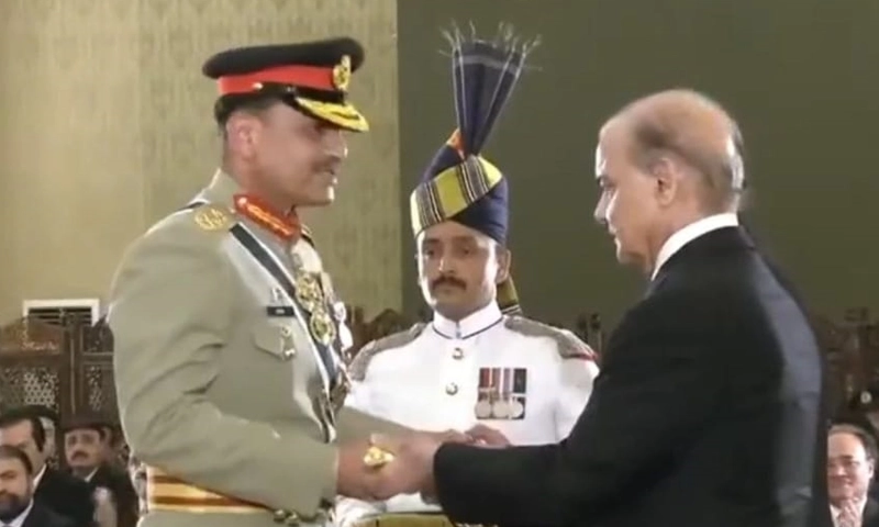 Field Marshal Asim Munir gets Baton of Field Marshal