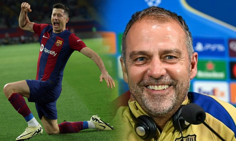 Barca's Lewandowski
