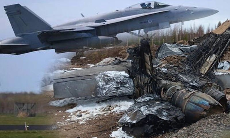 Finnish fighter jet
