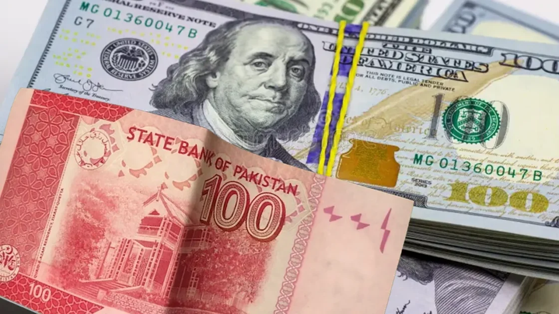 US dollar in Pakistani rupee