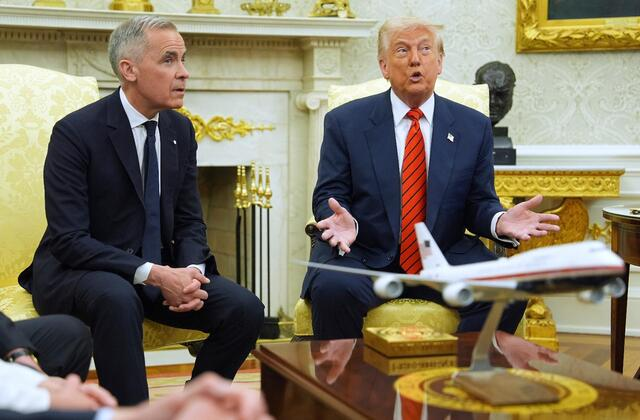 US President Trump told Canadian PM Carney that he's looking forward to attending the upcoming G7 meeting in Canada