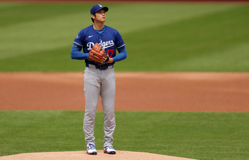 Ohtani pitching
