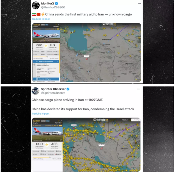 China cargo false