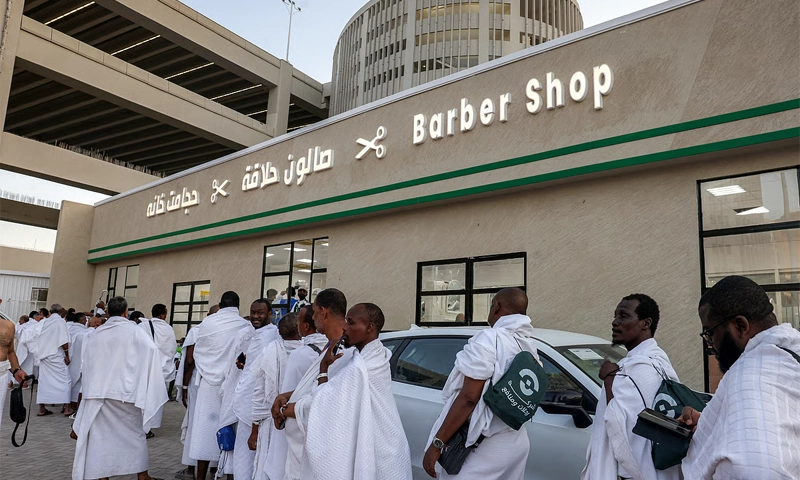 Inside Hajj-only barbershop, shaving thousands of heads in a day