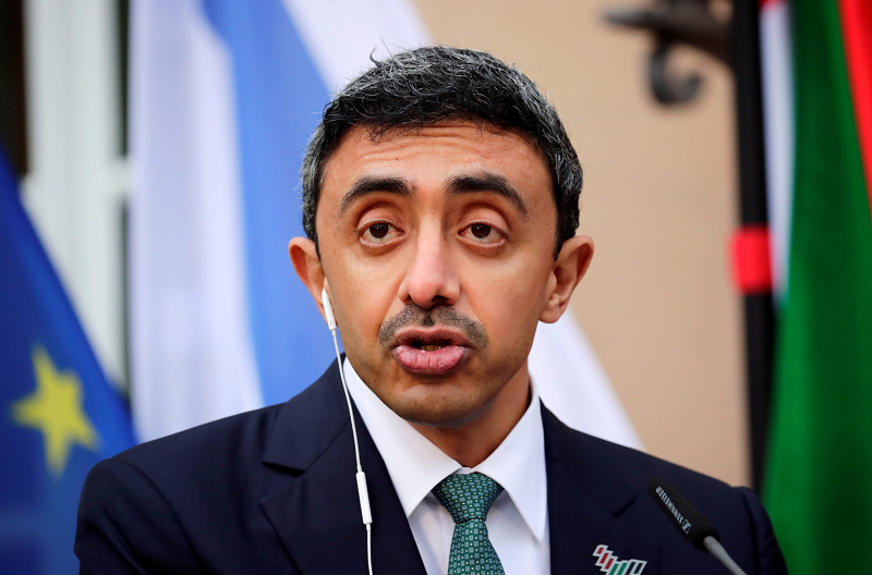 The foreign minister of the UAE warned of 