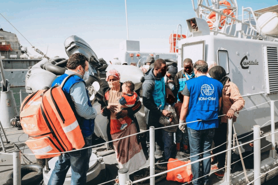 60 people were feared missing at sea after two deadly shipwrecks off the coast of Libya, the International Organisation for Migration said.