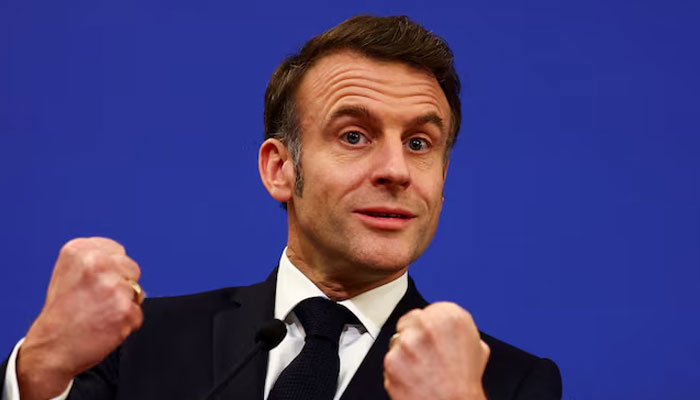 French President Emmanuel Macron said he held a phone conversation with Iranian President Masoud Pezeshkian on Sunday.