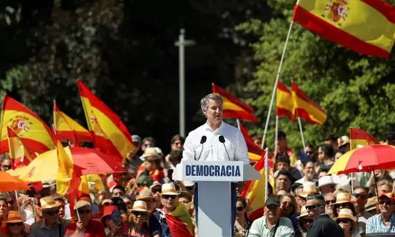 protest in Madrid