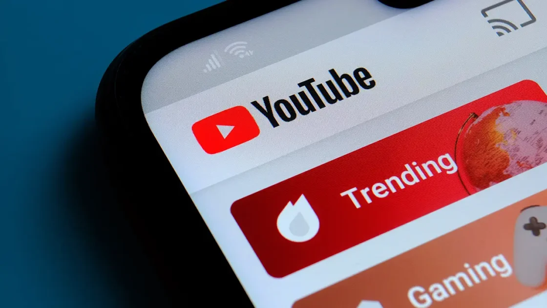 YouTube Trending page