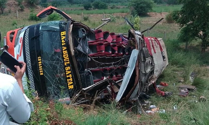 bus overturn