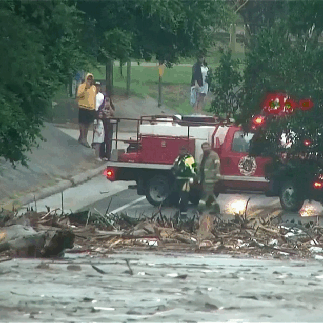 Torrential rains unleashed deadly flash floods along the Guadalupe River in Texas, killing at least 13 and leaving two-dozen girls missing.