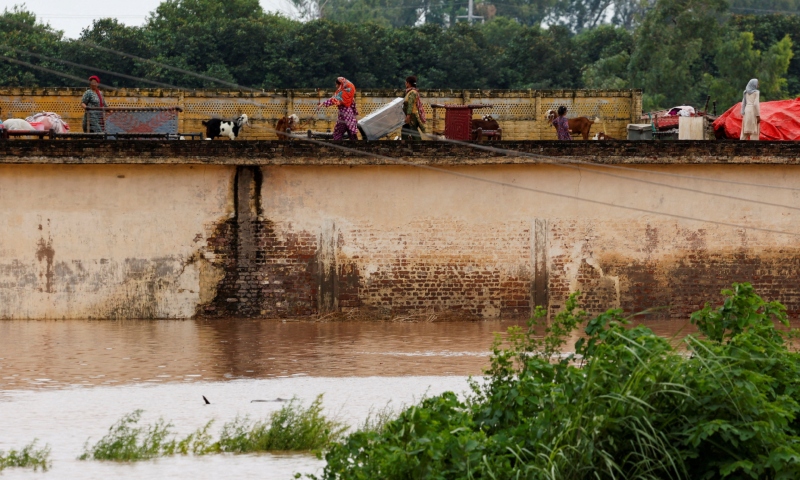 Millions at risk amid record Chenab flood