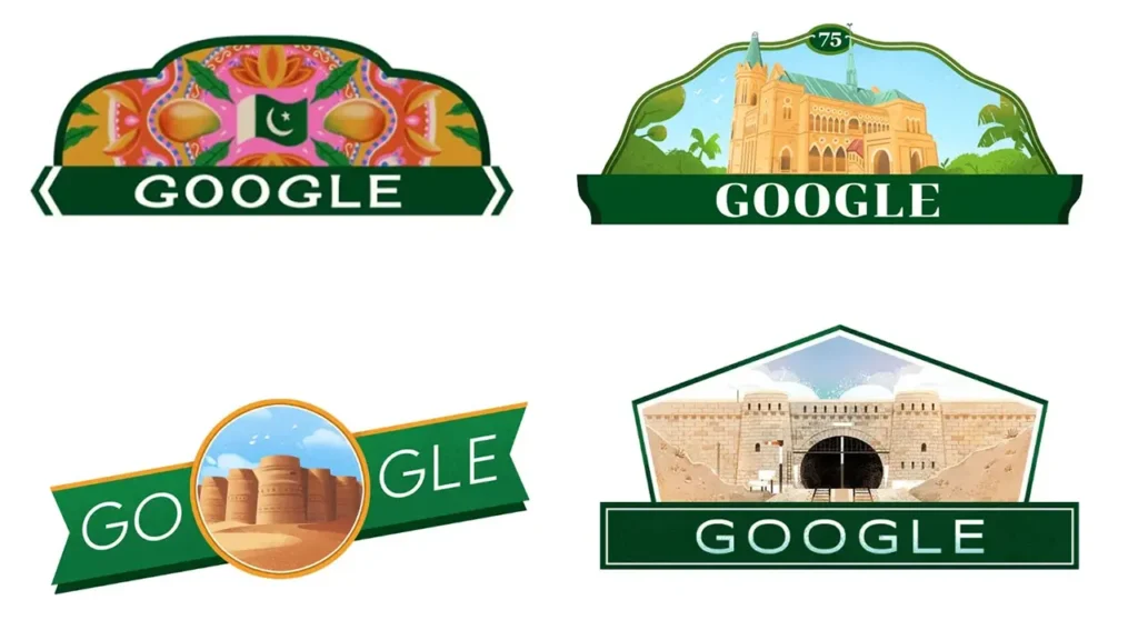 Previous Google Doodles on Pakistan’s Independence Day