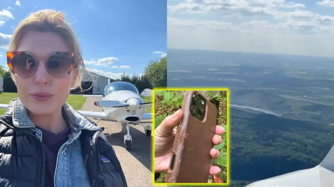 iPhone 16 Pro falls from plane