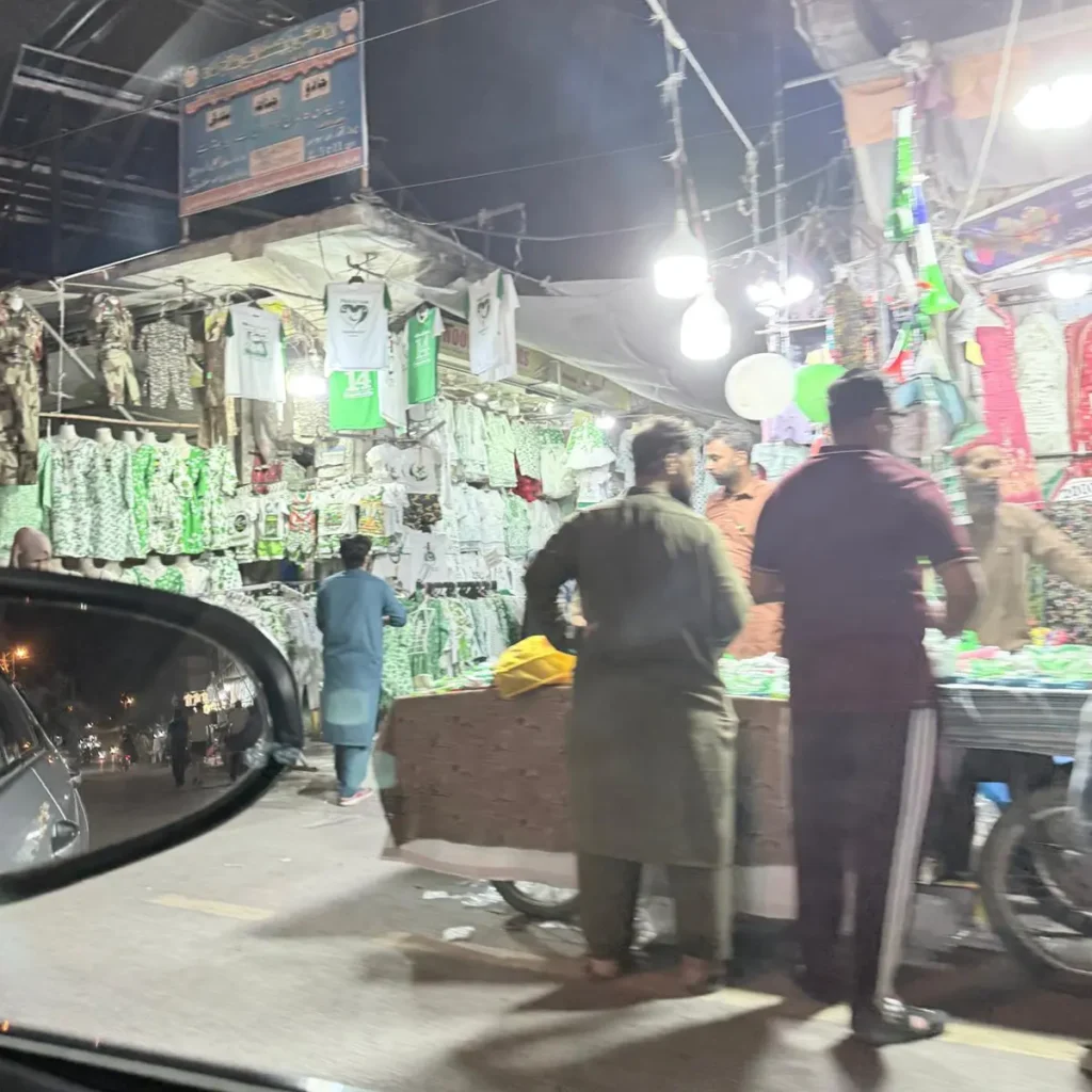 Stalls on 14 August