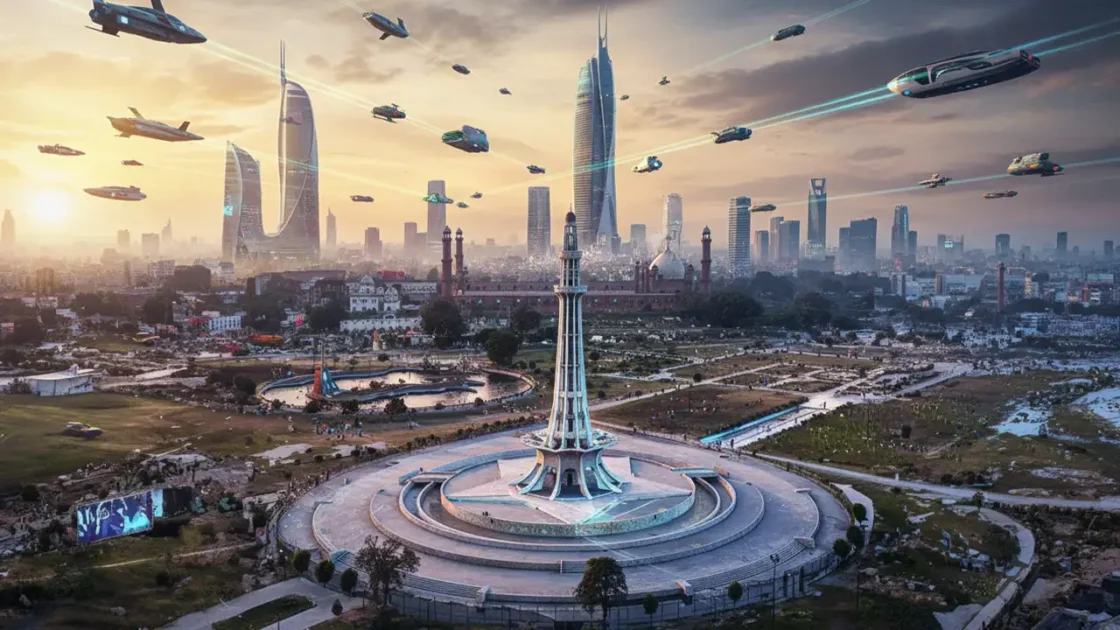 Lahore in 2060 according to Google Gemini Nano Banana AI studio